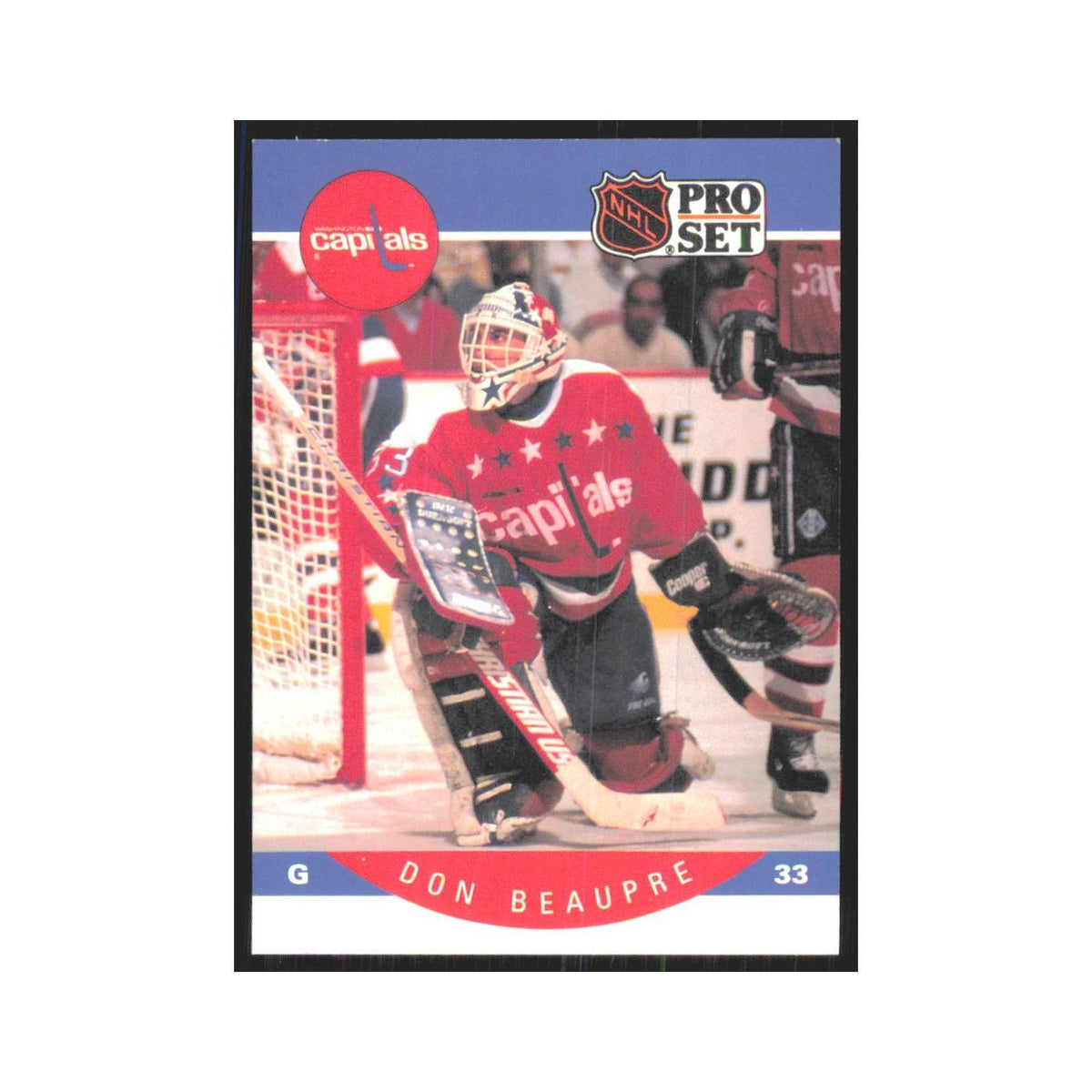 1990 Pro Set Don Beaupre Washington Capitals #307