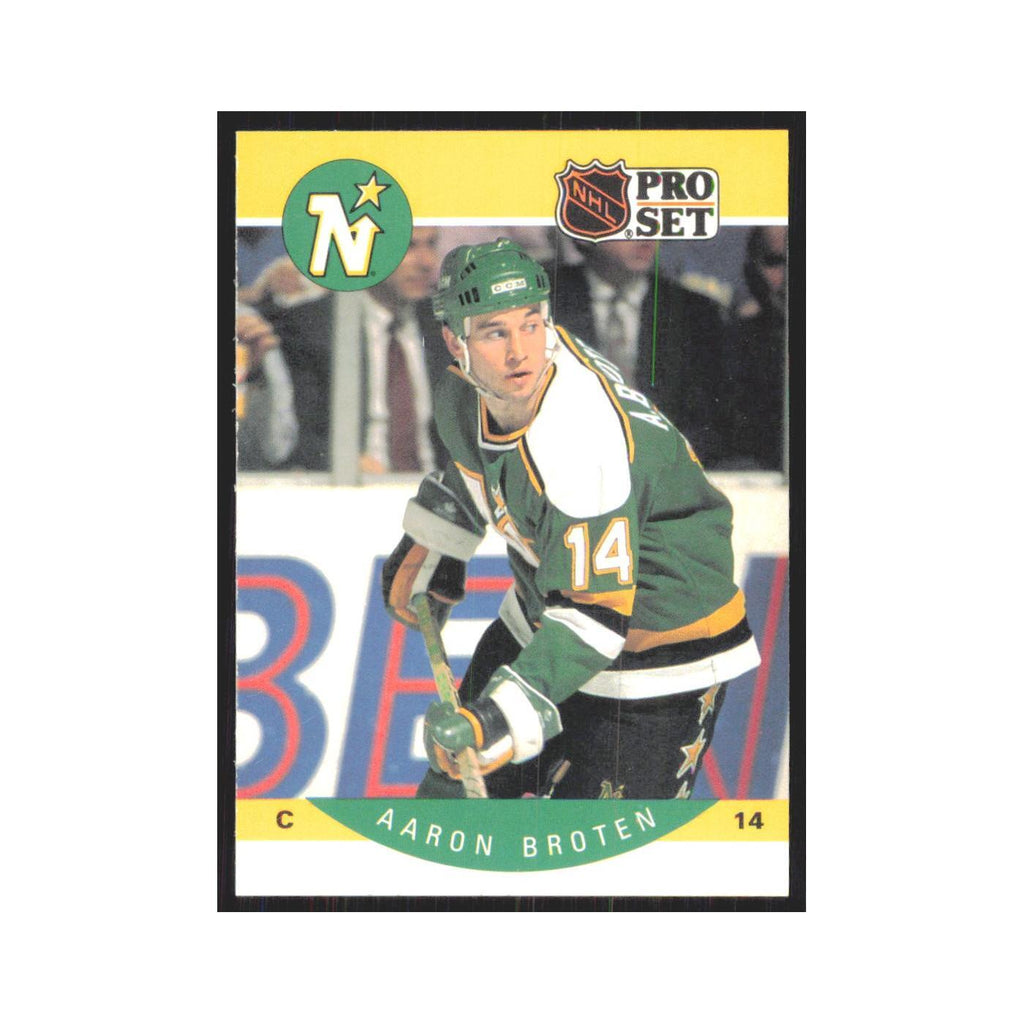 1990 Pro Set Aaron Broten Minnesota North Stars #131