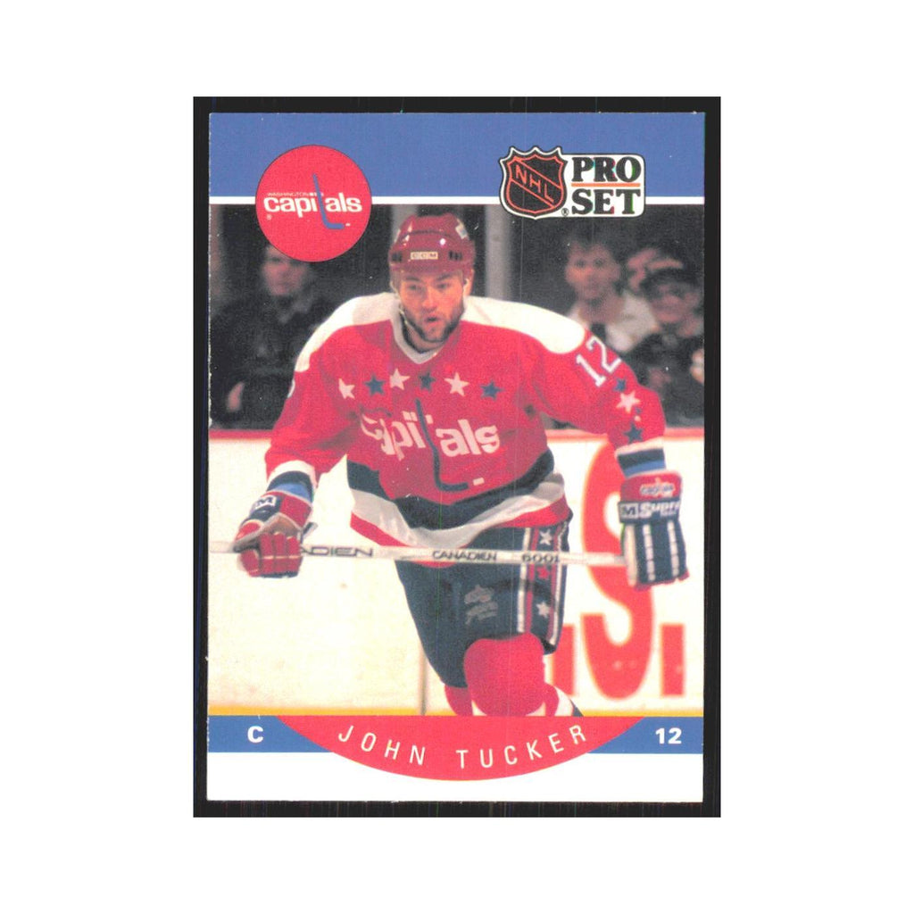 1990 Pro Set John Tucker Washington Capitals #322