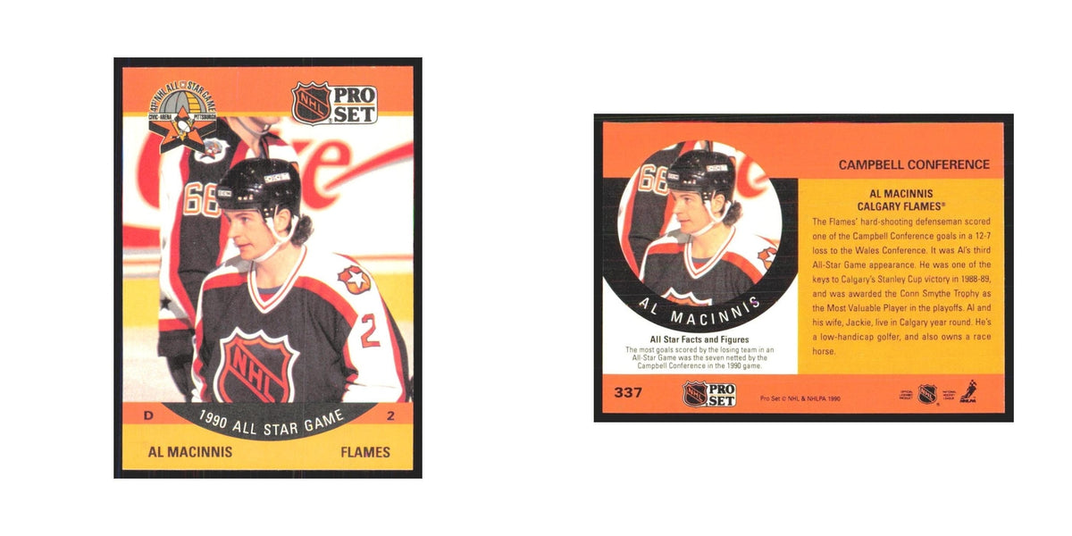 1990 Pro Set Al Macinnis Calgary Flames #337