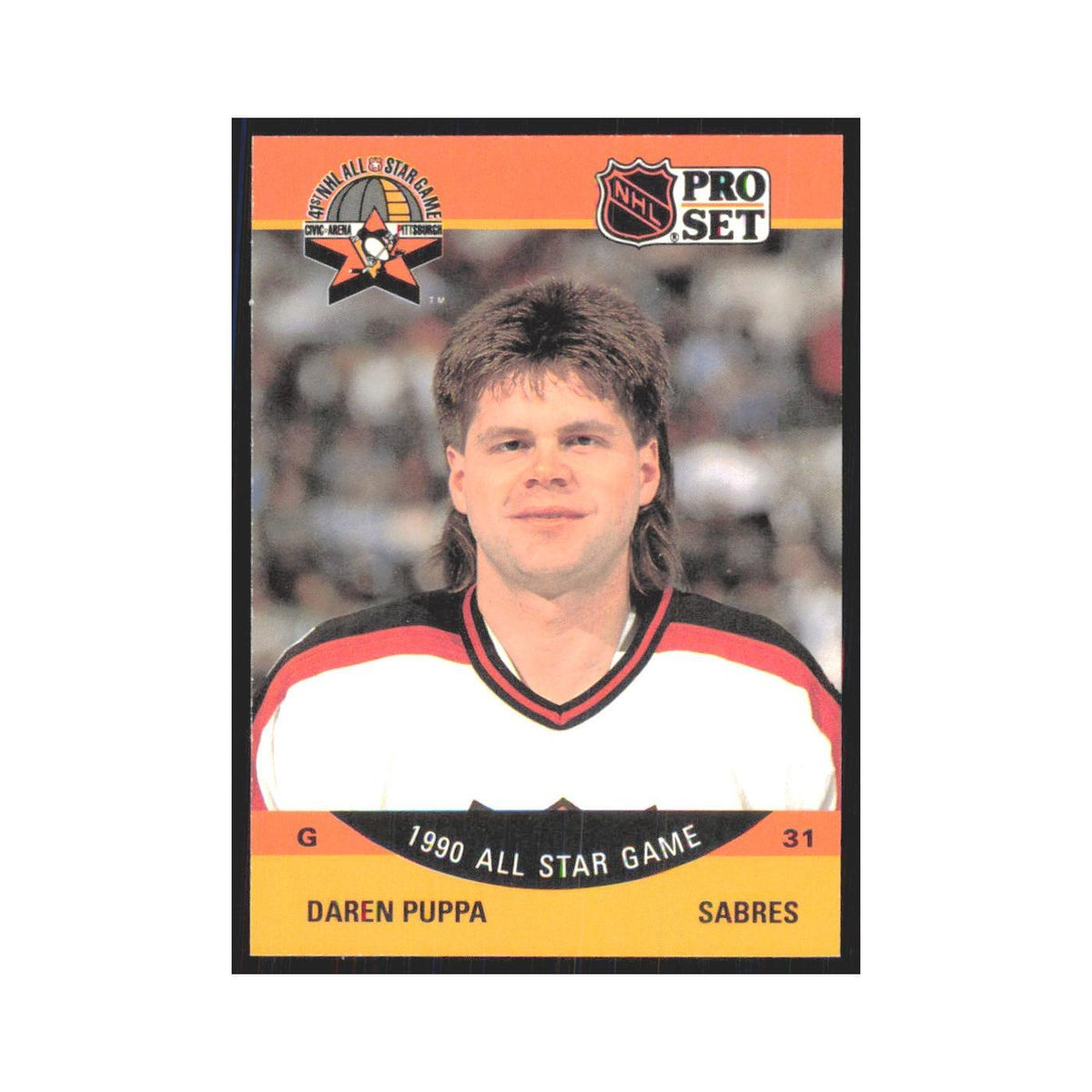 1990 Pro Set Daren Puppa Buffalo Sabres #365