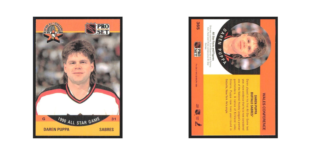 1990 Pro Set Daren Puppa Buffalo Sabres #365