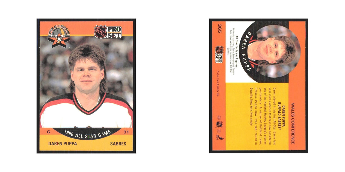 1990 Pro Set Daren Puppa Buffalo Sabres #365
