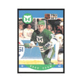 1990 Pro Set Brad Shaw Hartford Whalers #110