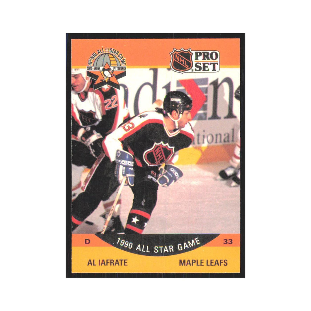 1990 Pro Set Al Iafrate Toronto Maple Leafs #354