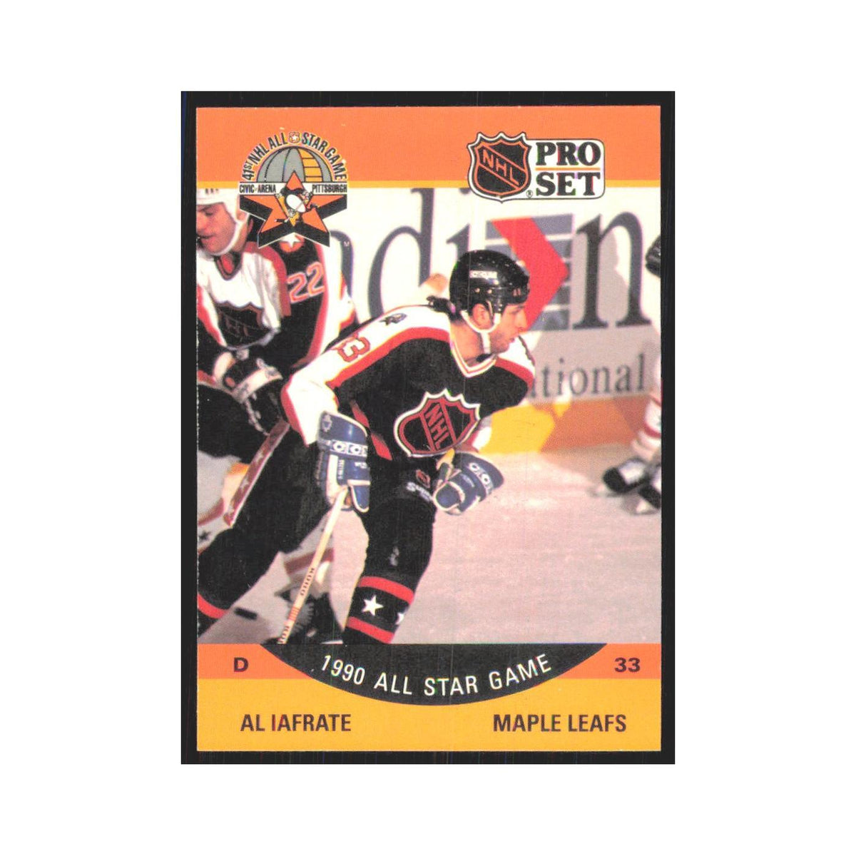 1990 Pro Set Al Iafrate Toronto Maple Leafs #354
