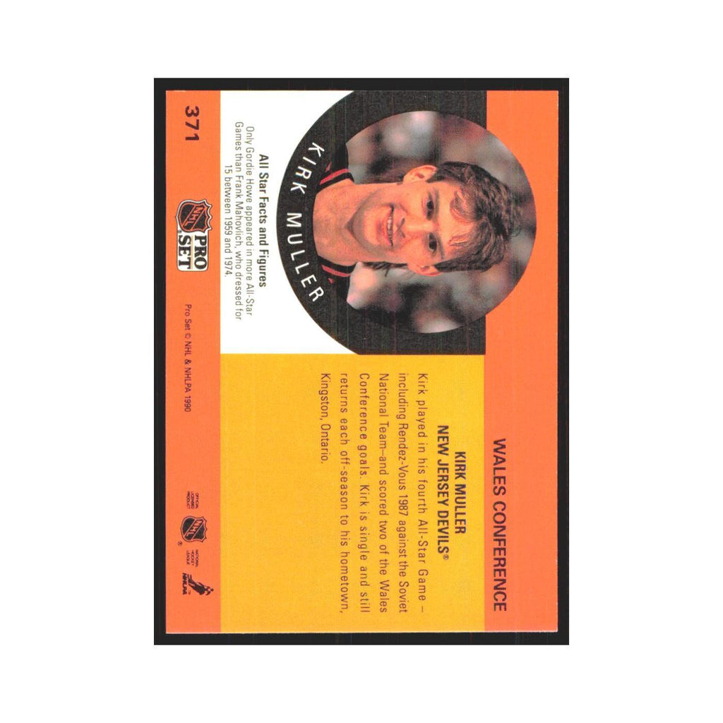 1990 Pro Set Kirk Muller New Jersey Devils #371