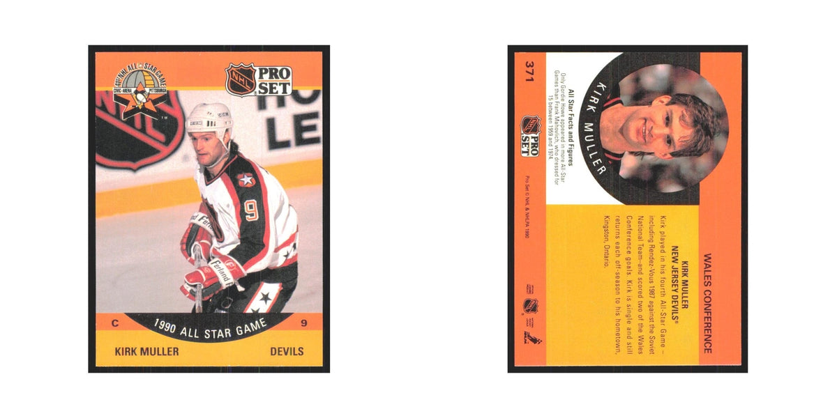 1990 Pro Set Kirk Muller New Jersey Devils #371