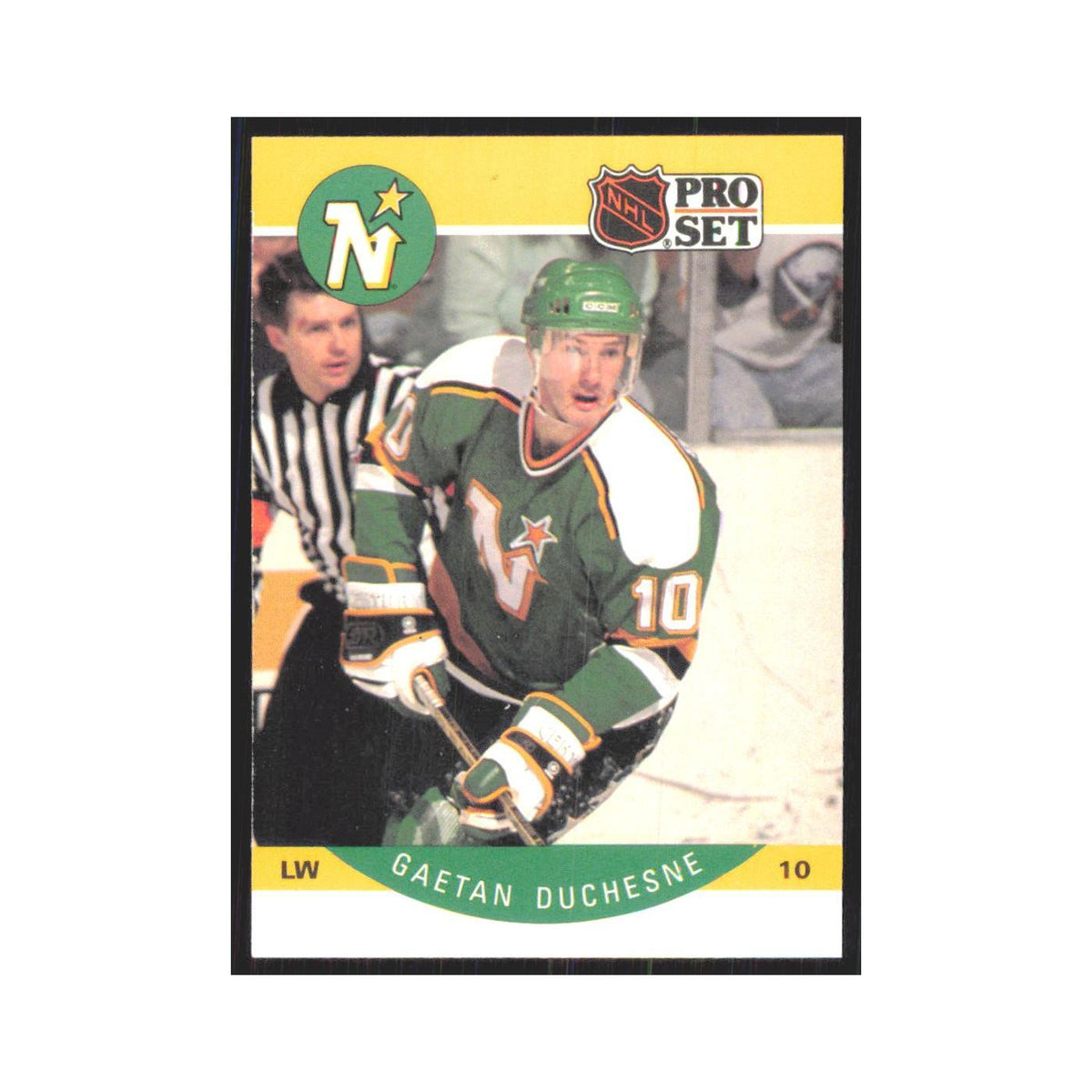 1990 Pro Set Gaetan Duchesne Minnesota North Stars #137
