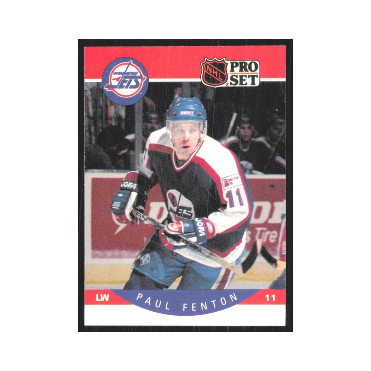 1990 Pro Set Paul Fenton Winnipeg Jets #329