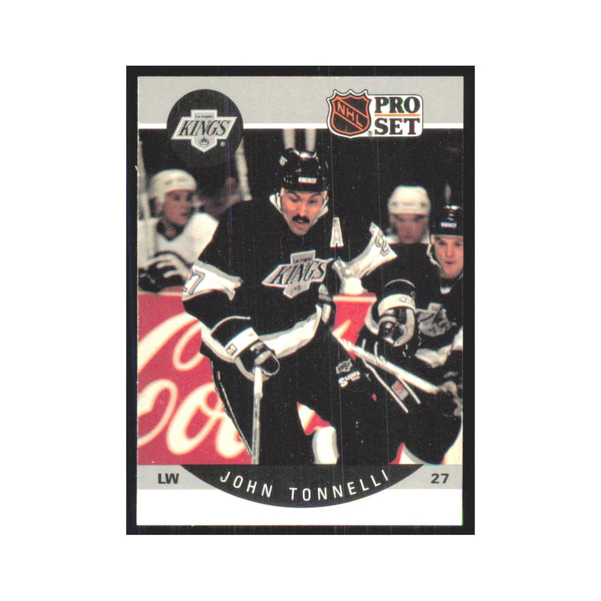 1990 Pro Set John Tonnelli Los Angeles Kings #129
