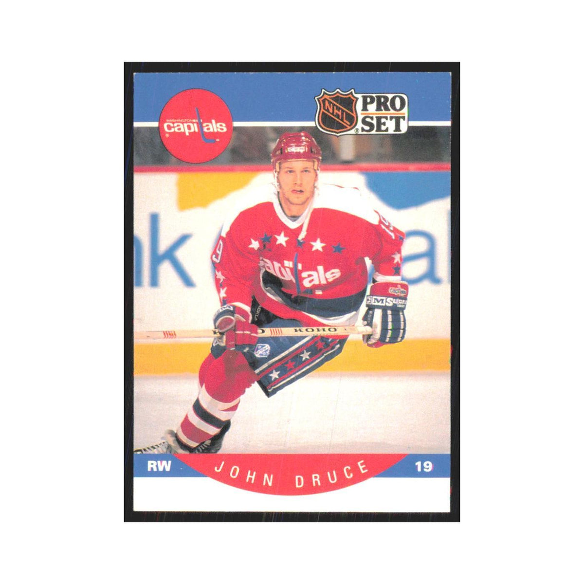 1990 Pro Set John Druce Washington Capitals #310