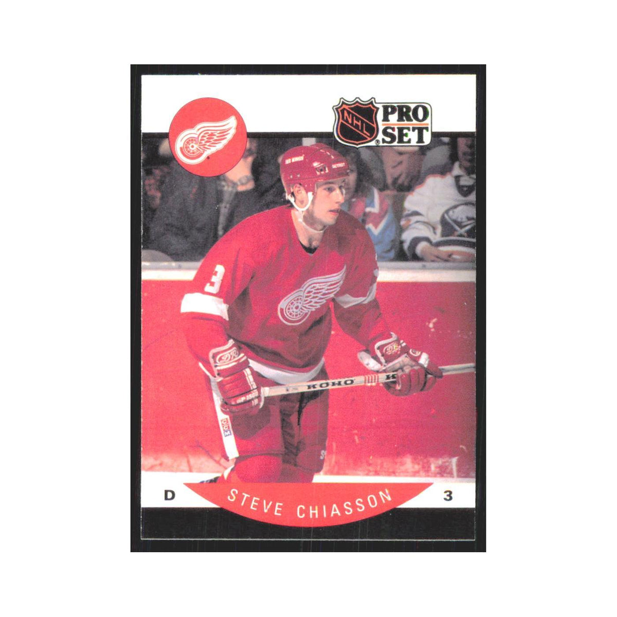 1990 Pro Set Steve Chiasson Detroit Red Wings #69