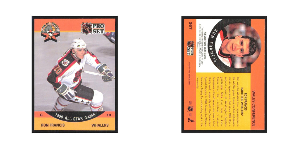 1990 Pro Set Ron Francis Hartford Whalers #367