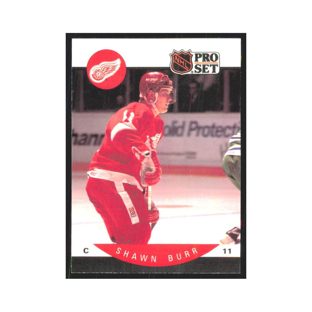 1990 Pro Set Shawn Burr Detroit Red Wings #66