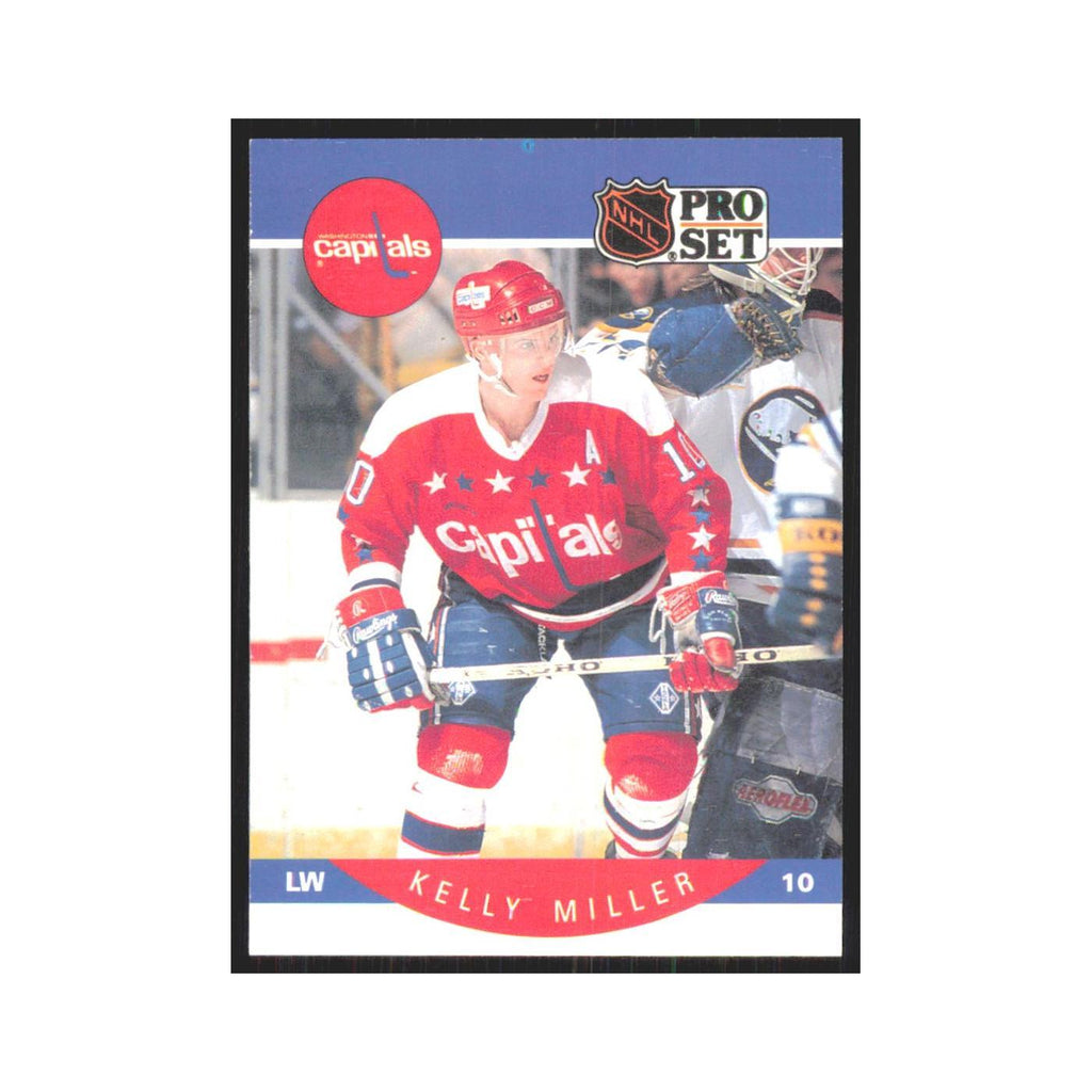 1990 Pro Set Kelly Miller Washington Capitals #318