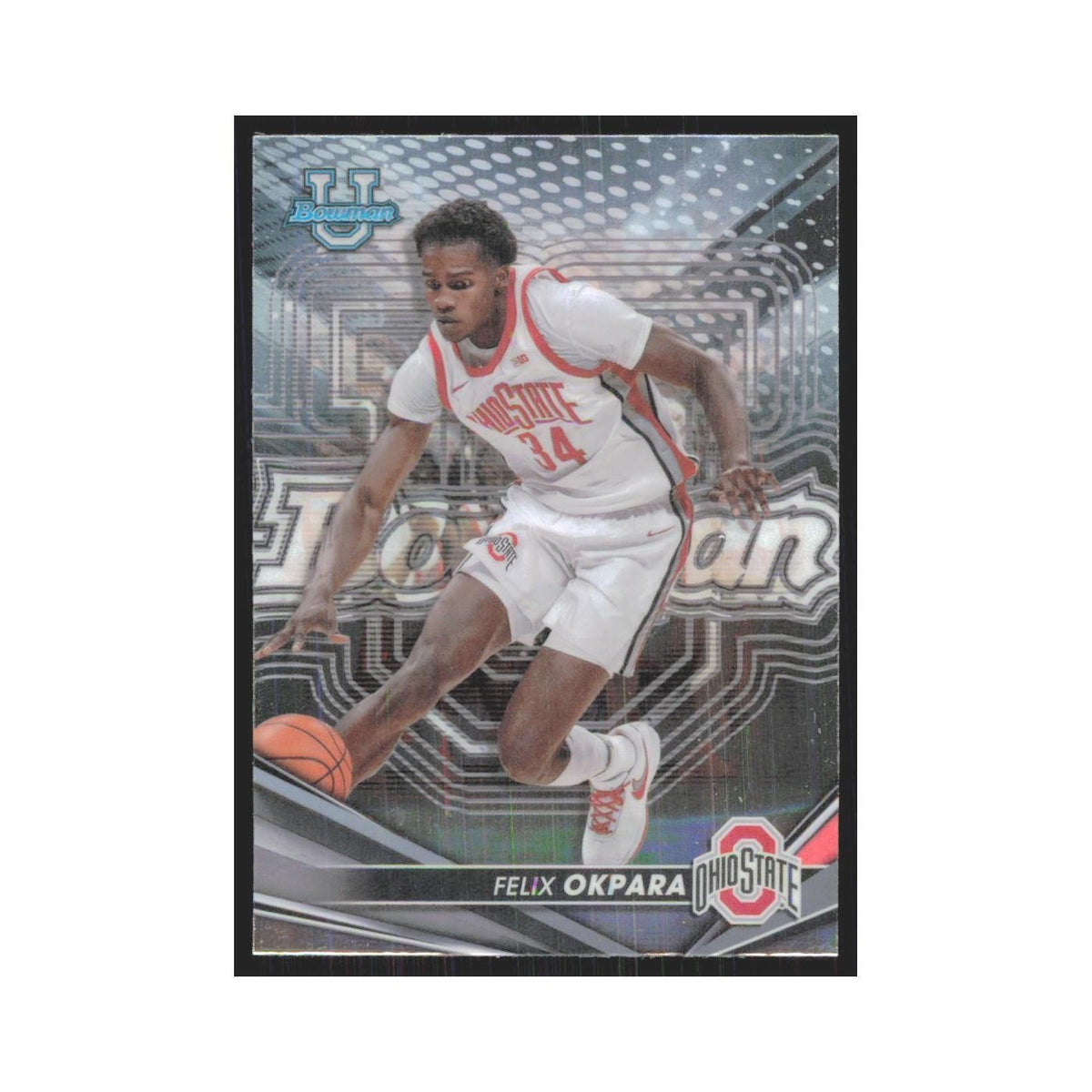 2023 Bowman University Best Felix Okpara Ohio State Buckeyes #61