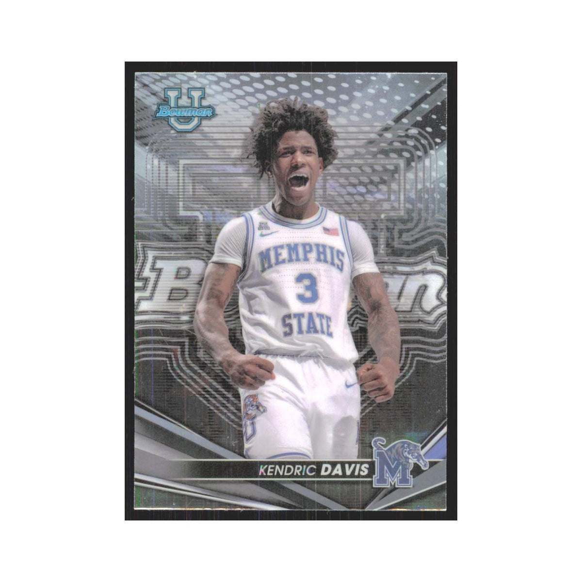 2023 Bowman University Best Kendric Davis Memphis Tigers #90