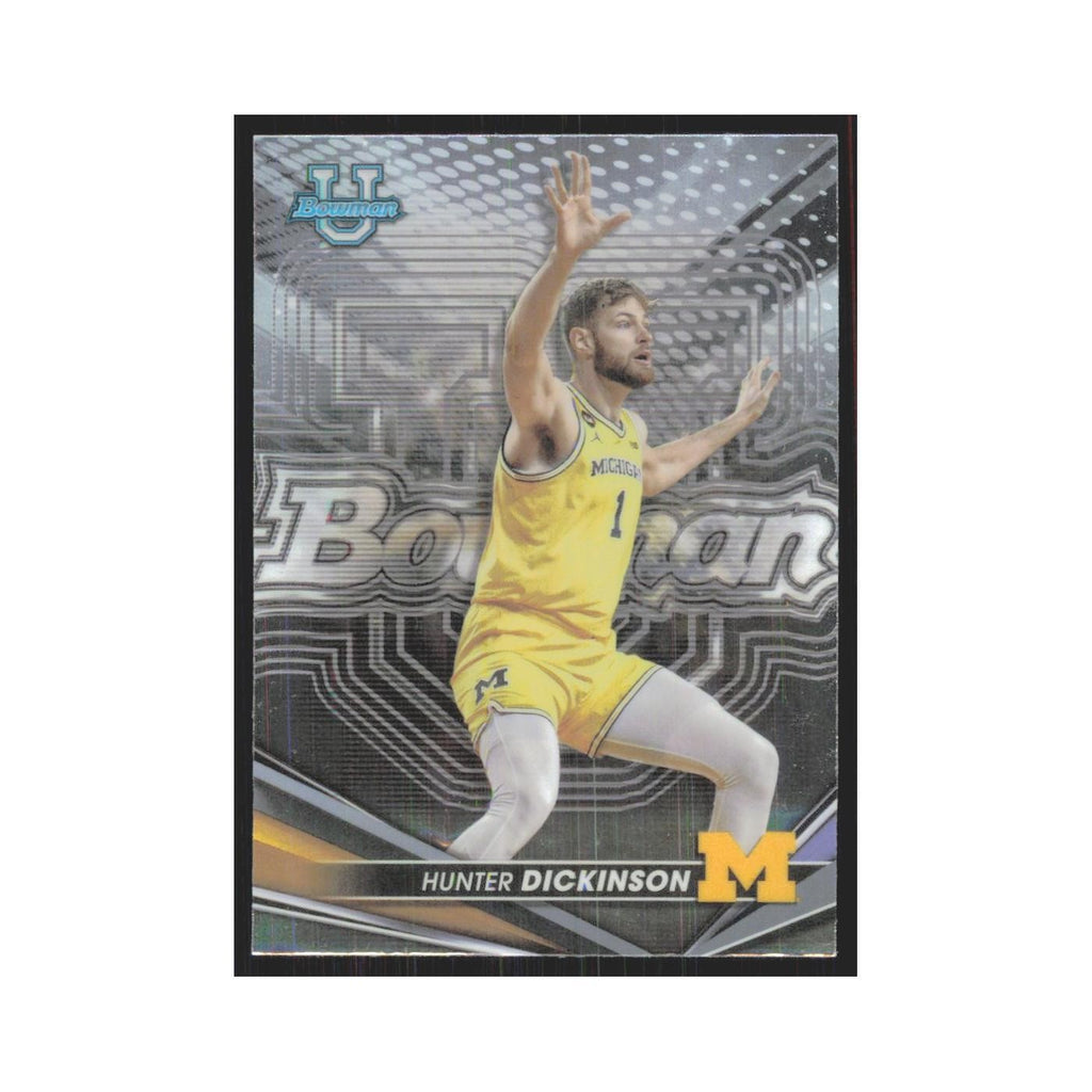 2023 Bowman University Best Hunter Dickinson Michigan Wolverines #91