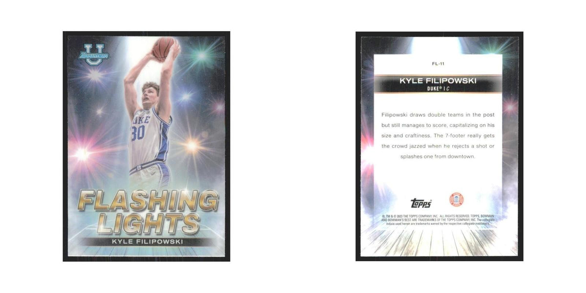 2023 Bowman University Best Kyle Filipowski Duke Blue Devils #FL-11