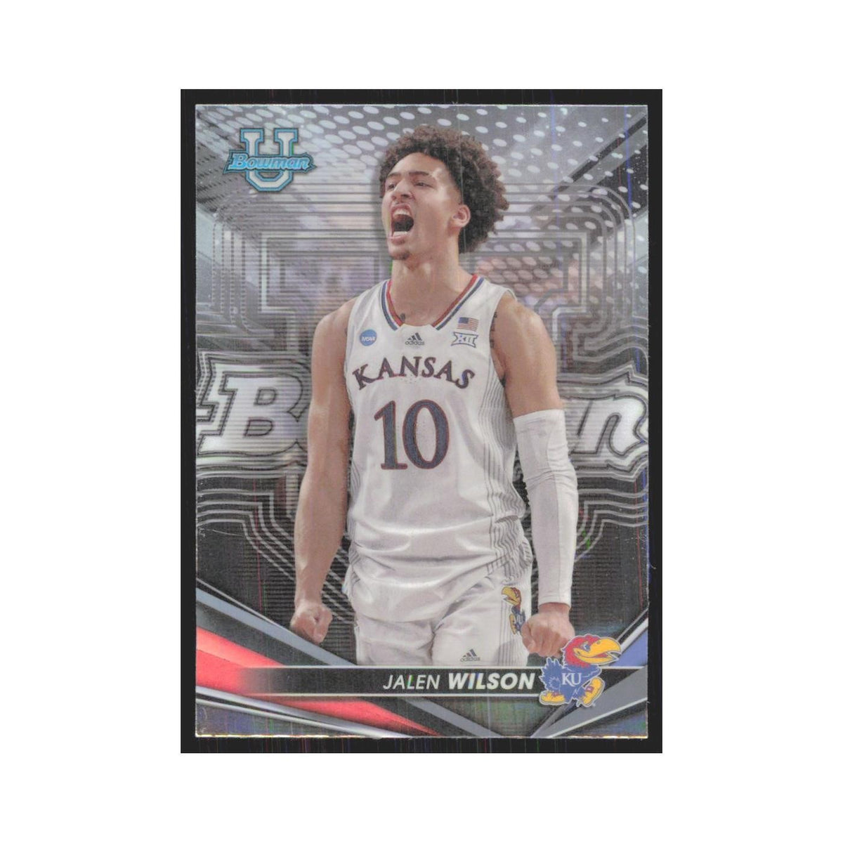 2023 Bowman University  Best Jalen Wilson Kansas Jayhawks #80
