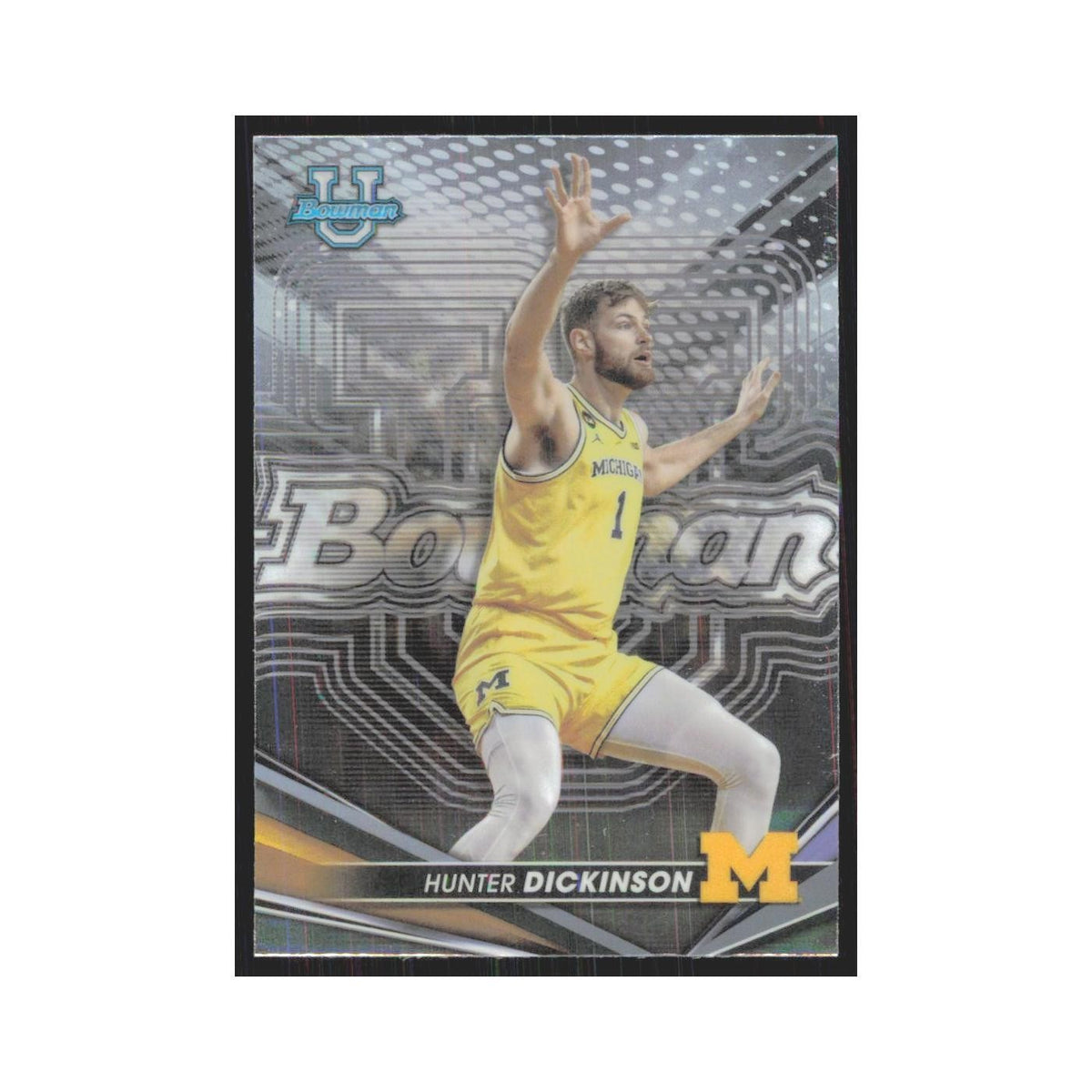 2023 Bowman University Best Hunter Dickinson Michigan Wolverines #91