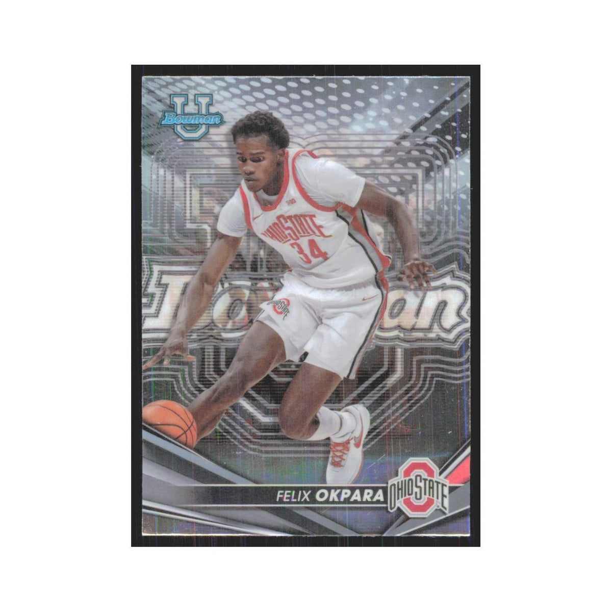 2023 Bowman University Best Felix Okpara Ohio State Buckeyes #61