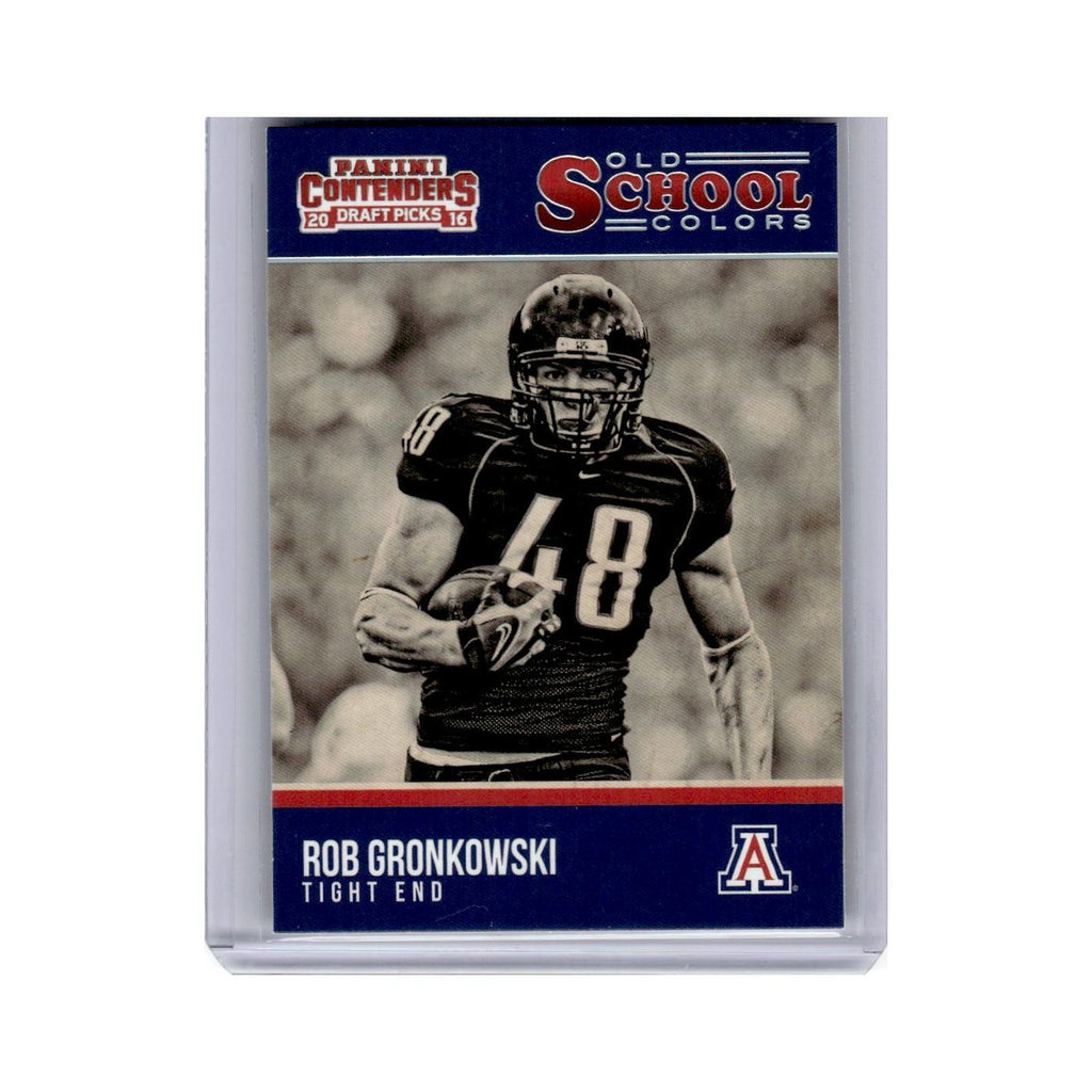 Rob Gronkowski 2016 Panini Contenders Draft Picks Old School Colors #22 NM