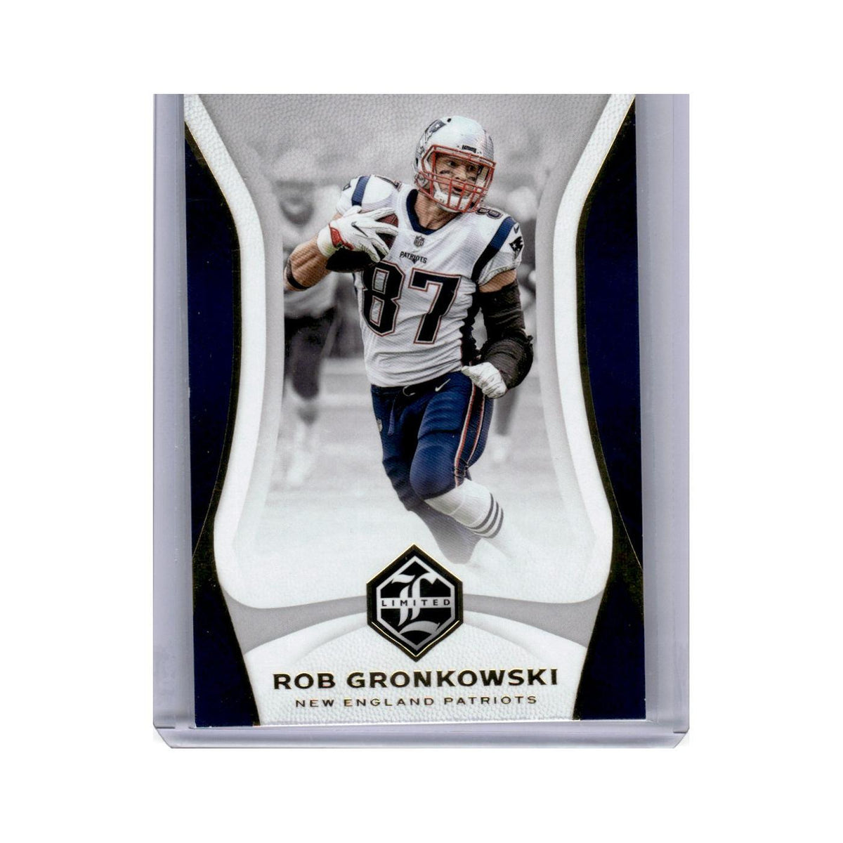Rob Gronkowski 2018 Panini Limited #66 New England Patriots Football Card NM