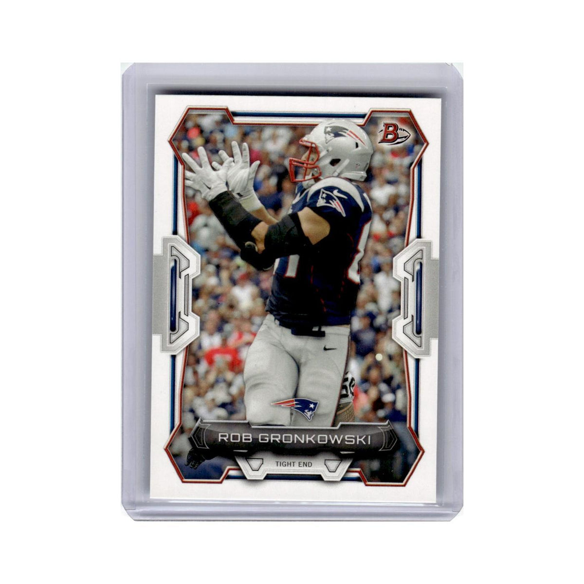 Rob Gronkowski 2015 Bowman #69 New England Patriots Football Card NM