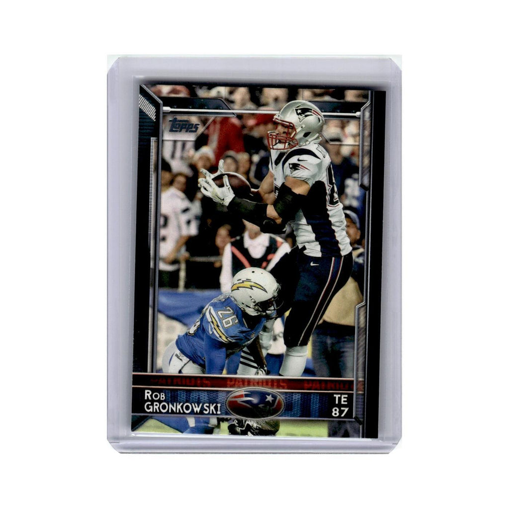 Rob Gronkowski 2015 Topps #175 New England Patriots Football Card NM