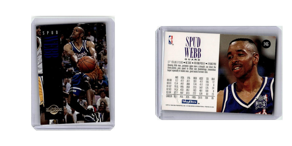 Spud Webb 1994 SkyBox #146 Sacramento Kings Basketball Card NM