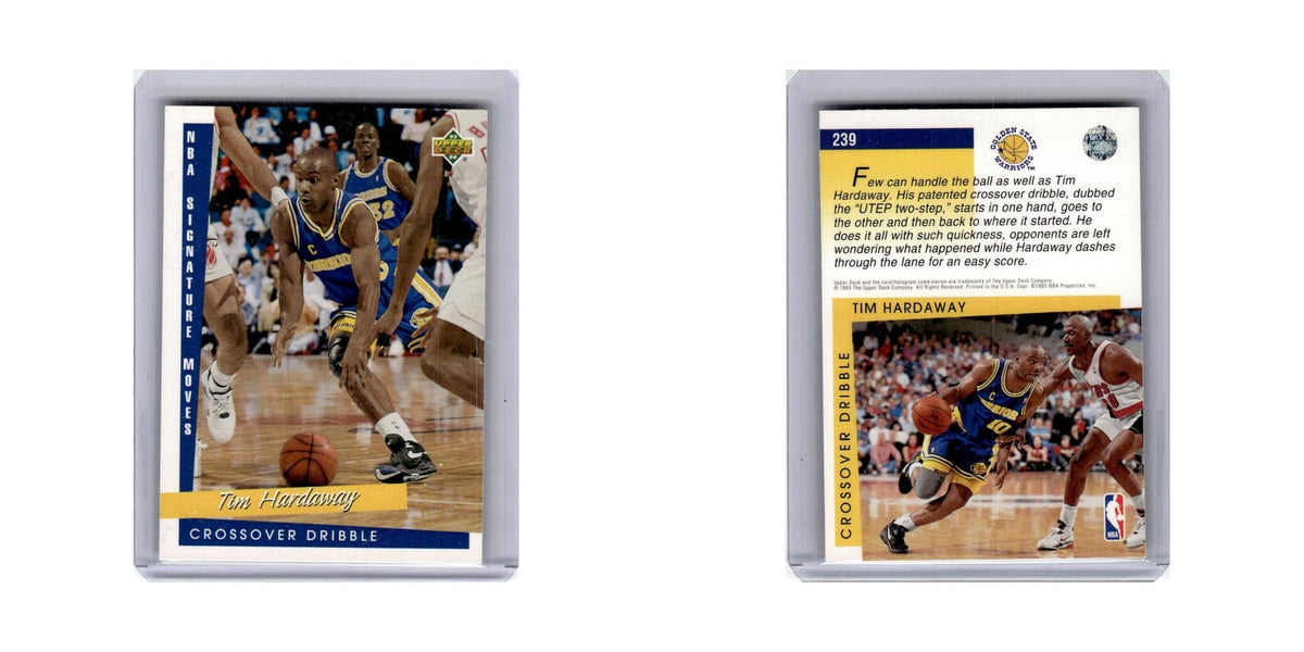 Tim Hardaway 1993 Upper Deck #239 Golden State Warriors Basketball Card NM
