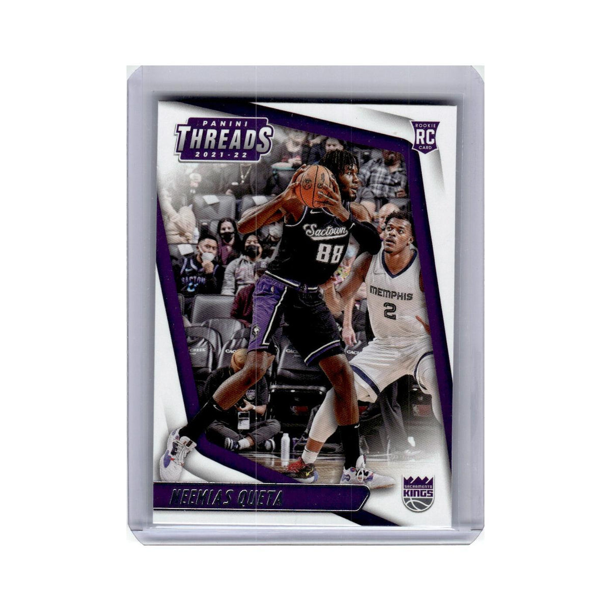 Neemias Queta Rookie 2021 Panini Chronicles Threads #95 Sacramento Kings NM