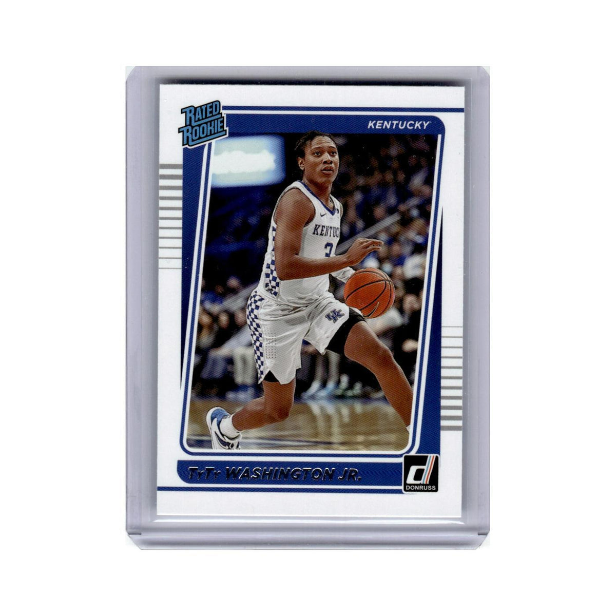 TyTy Washington Jr. 2022 Donruss Rated Rookie #22 Kentucky Wildcats NM