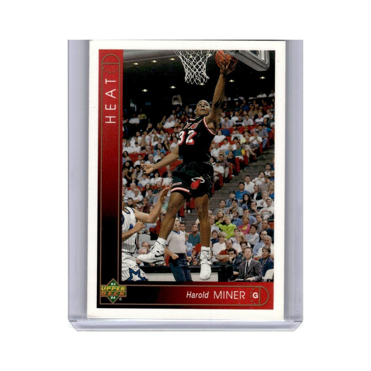 Harold Miner 1993 Upper Deck #21 Miami Heat Basketball Card NM