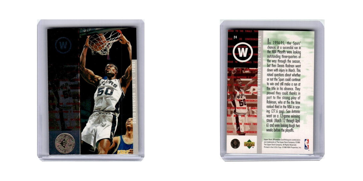 David Robinson 1994 SP Championship #24 San Antonio Spurs Basketball Card NM