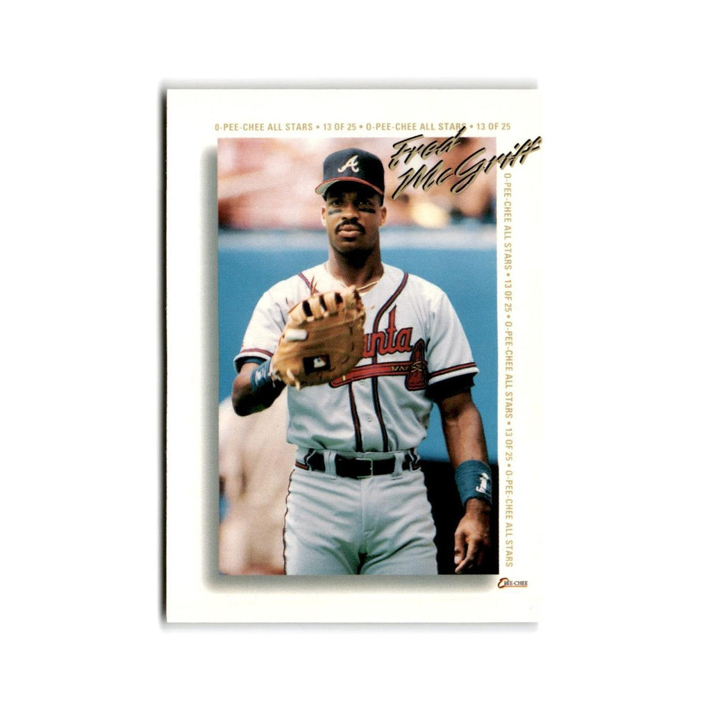Fred McGriff 1994 O-Pee-Chee #13 Atlanta Braves Baseball Card NM