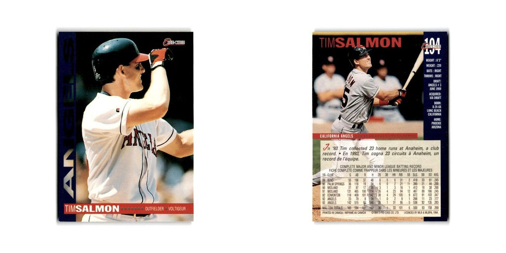 Tim Salmon 1994 O-Pee-Chee #194 California Angels Baseball Card NM