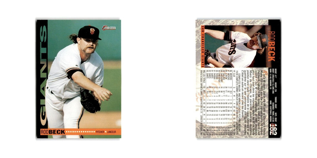 Rod Beck 1994 O-Pee-Chee #182 San Francisco Giants Baseball Card NM