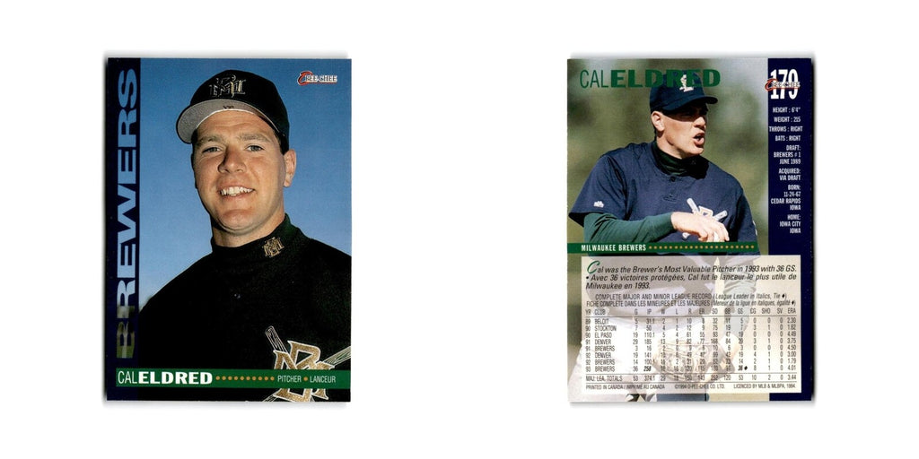 Cal Eldred 1994 O-Pee-Chee #179 Seattle Mariners Baseball Card NM