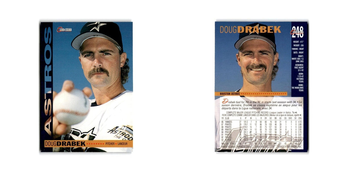 Doug Drabek 1994 O-Pee-Chee #248 Houston Astros Baseball Card NM