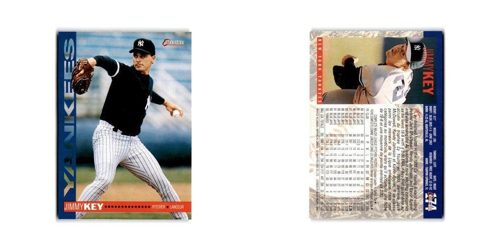 Jimmy Key 1994 O-Pee-Chee #174 New York Yankees Baseball Card NM
