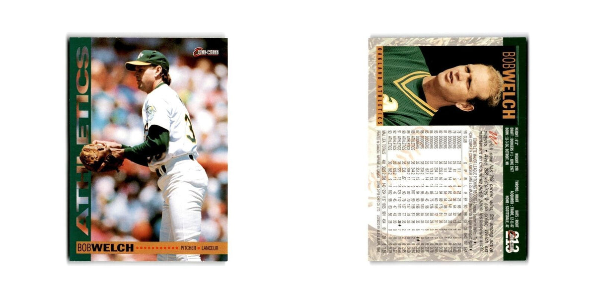 Bob Welch 1994 O-Pee-Chee #213 Oakland Athletics Baseball Card NM