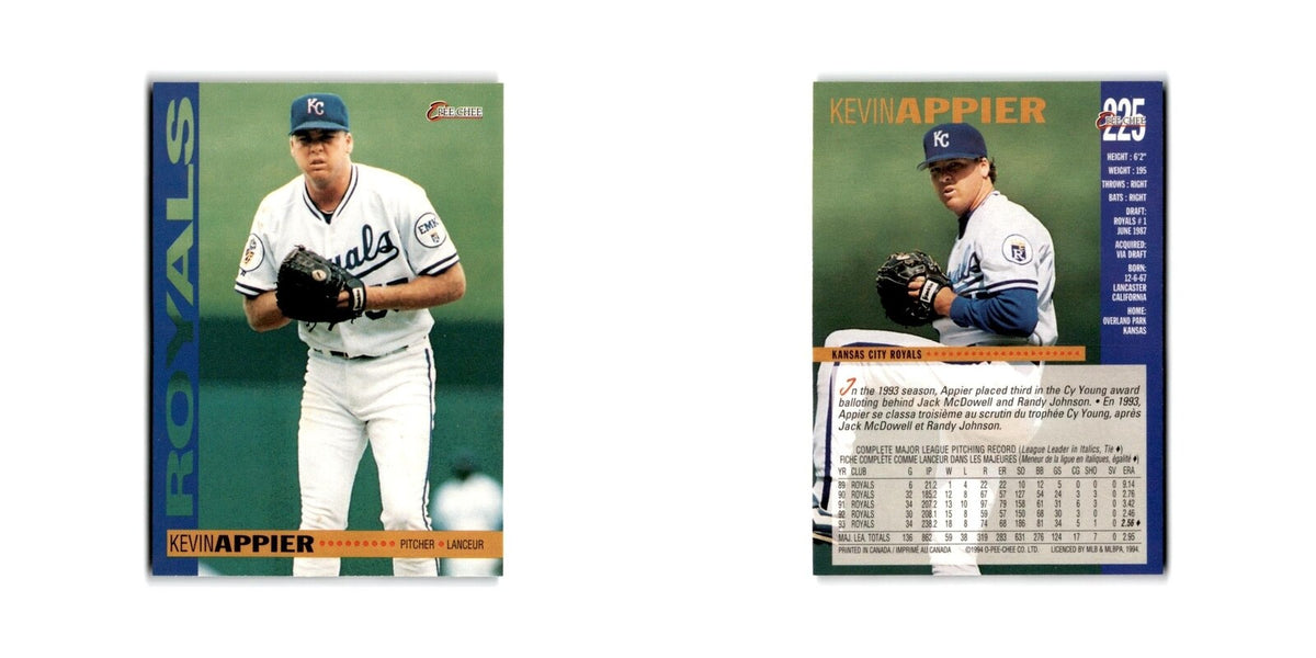 Kevin Appier 1994 O-Pee-Chee #225 Kansas City Royals Baseball Card NM
