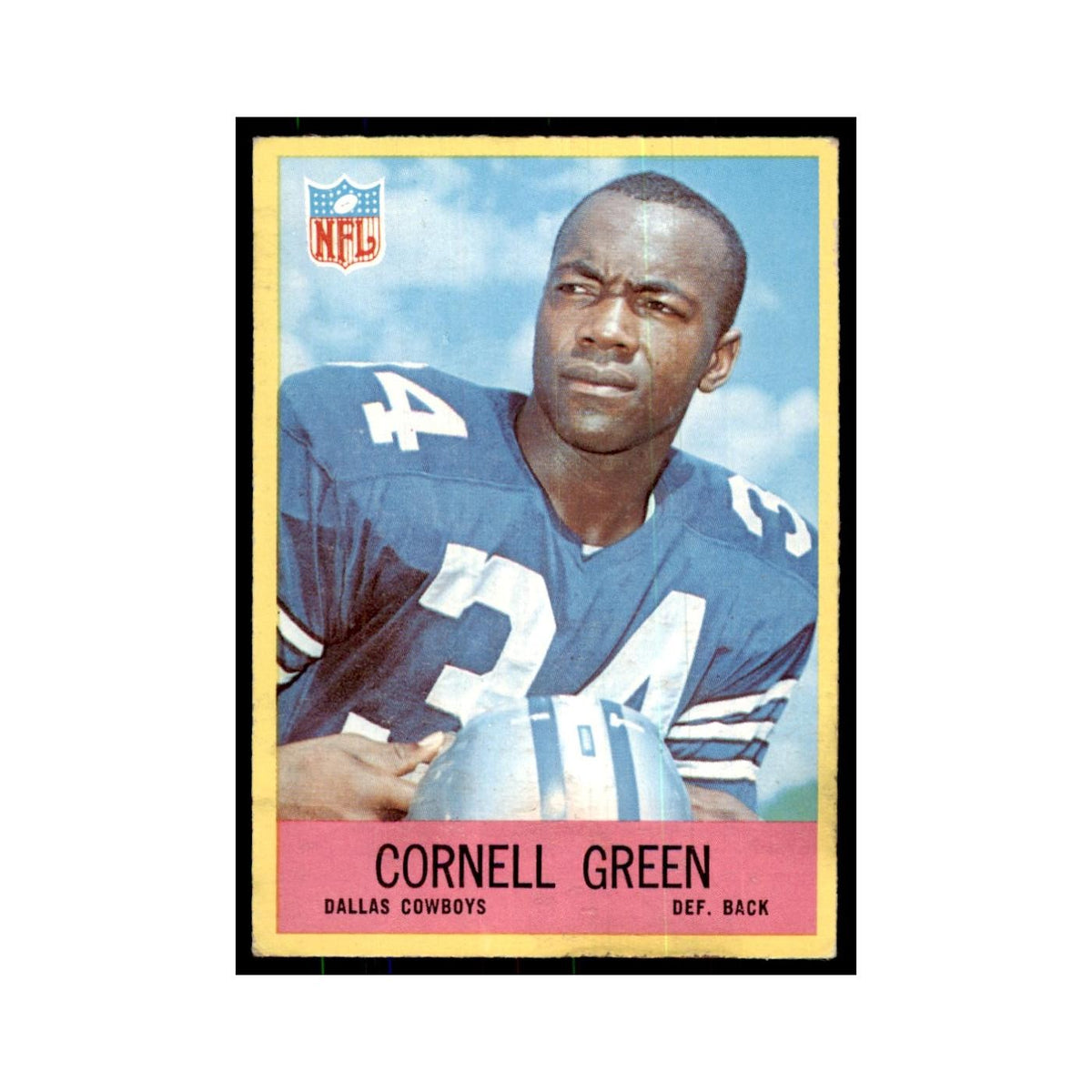 1967 Philadelphia Cornell Green Football Cards #51