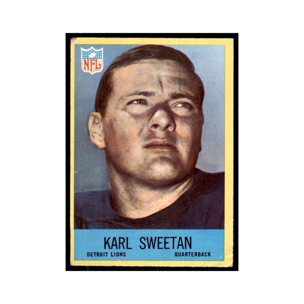 1967 Philadelphia Karl Sweetan Football Cards #71