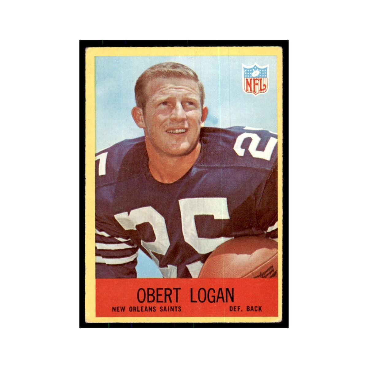 1967 Philadelphia Obert Logan Football Cards #126