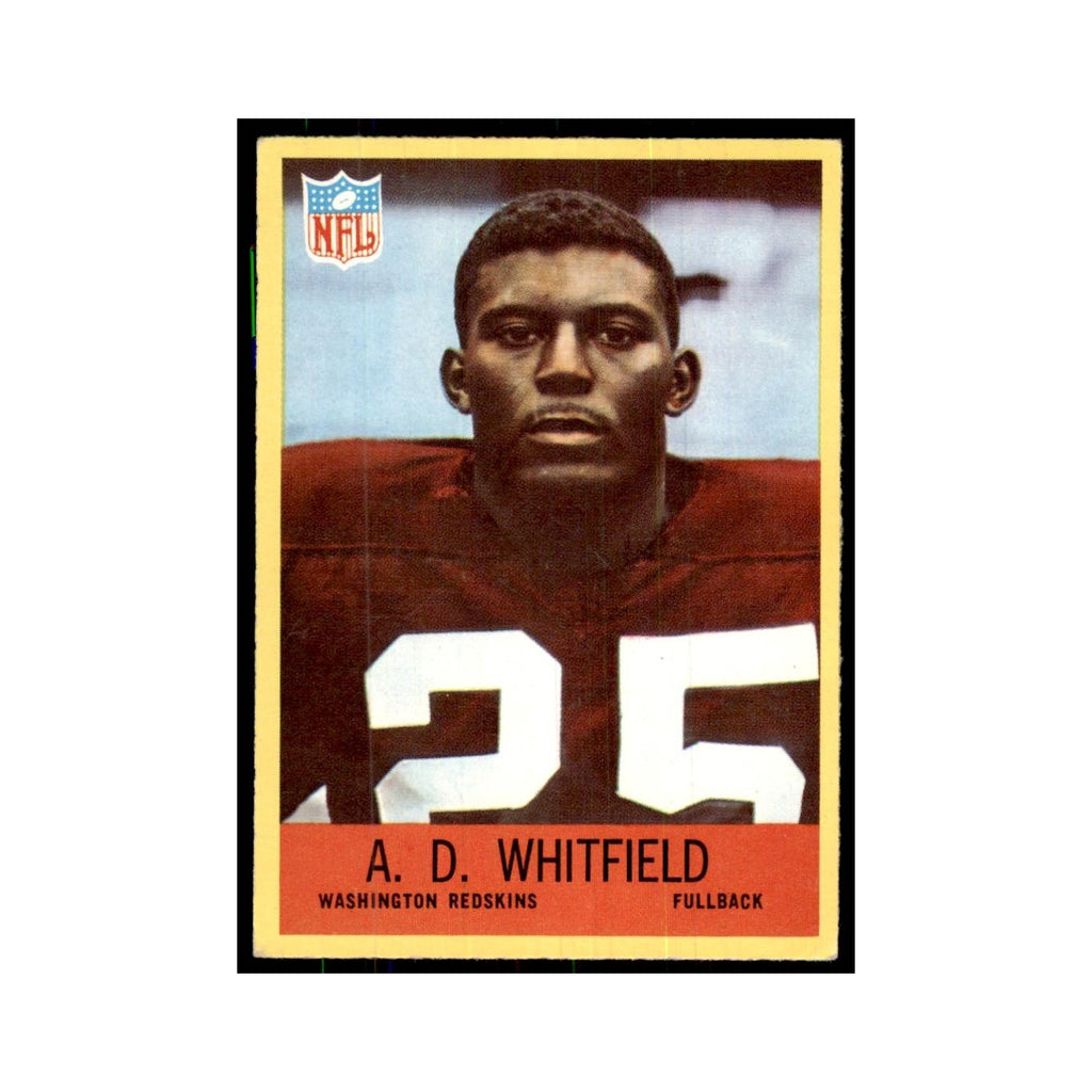 1967 Philadelphia A.D. Whitfield Football Cards #191