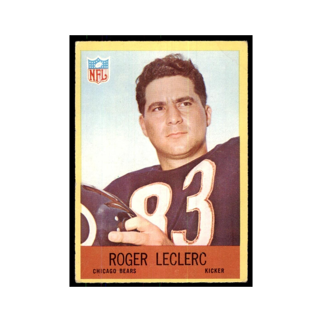 1967 Philadelphia Roger LeClerc Football Cards #31